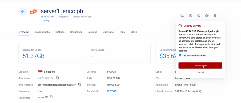 Switching from cPanel to Cyber Panel